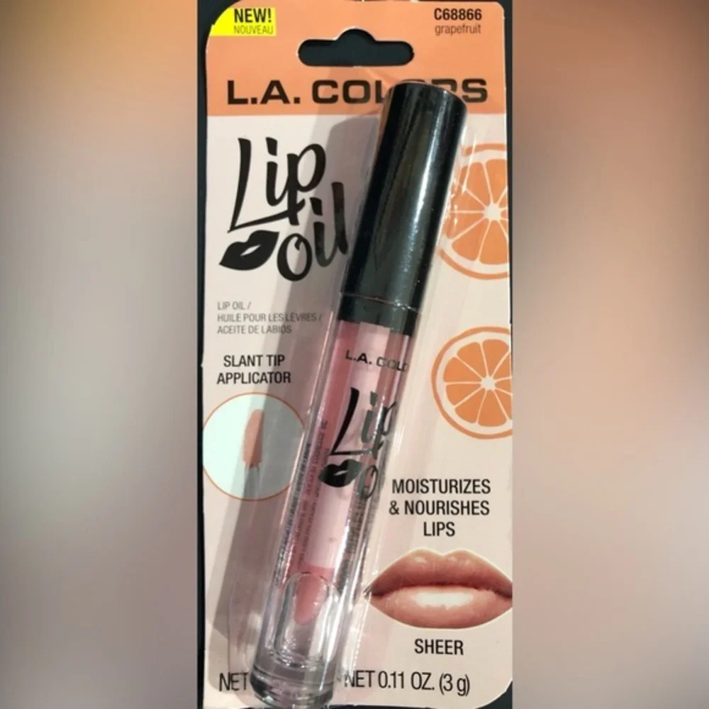 3pack pomegranate, lychee & grapefruit scented moisturizing & nourishing lip oil